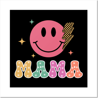 Retro Mama It's Okay, One Mental Health Breakdown, Funny Mama, Mothers Day (2 Sided) Posters and Art